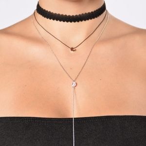Fashion Nova 3 layer necklace